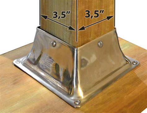 metal 4x4 brackets|4x4 mounting brackets for decks.